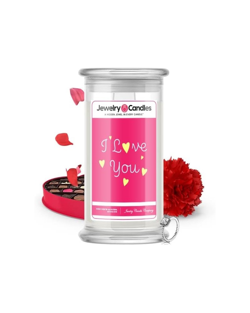 21oz Huge Valentine's Jewelry Candles - Viral TikTok Valentine's Day Gifts | Unique Surprise Candles | Award Winning Scents |...