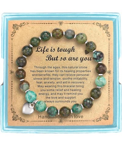 Encouragement Inspirational Bracelets For Women Men, Healing Bracelets For Women Spiritual, Anxiety Beaded Stretch Bracelet &...