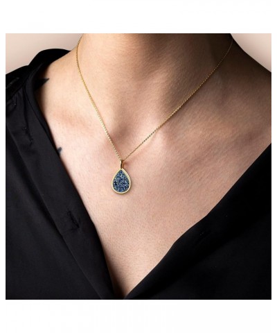 Soulmate Necklace For Women Gifts For Her 18K Gold Plated Elegant Water Drop Necklace Wife $12.24 Necklaces