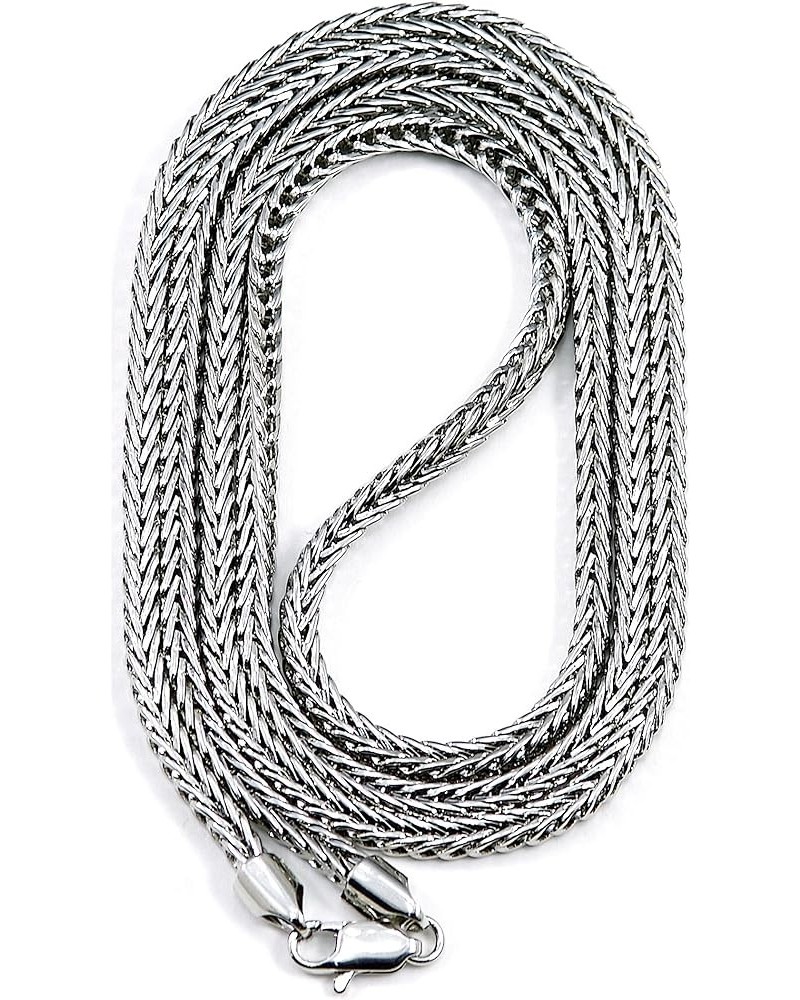 Franco Style Necklace Chain with Lobster Claw Clasp SILVER COLOR 36 FRANCO $9.68 Necklaces