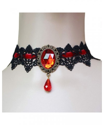 Choker Necklace for Women Gothic Black Lace Necklace for Halloween Punk Steampunk Costume Party Retro Lolita Victorian Choker...