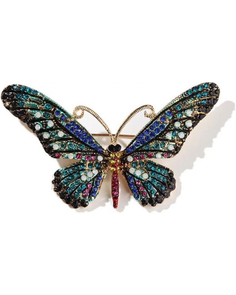 Butterfly Rhinestone Brooch Pin for Women Crystal Cartoon Animal Lapel Pin Crystal Breast Pin Insect Pin Jewelry for Wedding ...