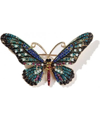 Butterfly Rhinestone Brooch Pin for Women Crystal Cartoon Animal Lapel Pin Crystal Breast Pin Insect Pin Jewelry for Wedding ...