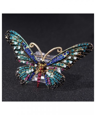 Butterfly Rhinestone Brooch Pin for Women Crystal Cartoon Animal Lapel Pin Crystal Breast Pin Insect Pin Jewelry for Wedding ...