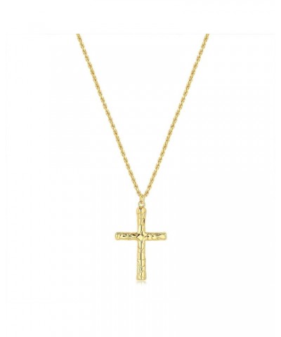 Cross Necklace for Women, 14K Gold Plated Chain Necklace Dainty Gold Cross Pendant Necklace Classic Necklaces for Gold Jewelr...