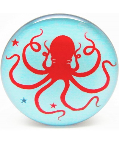 Red & Blue Octopus Ear Plugs - Acrylic Screw-On - 10 Sizes Pair* 5/8" (16mm) $10.43 Body Jewelry