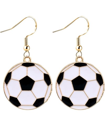 Sport Ball Dangle Earrings for Women Men Statement Football Earrings Basketball Earrings Soccer Baseball Earrings Rugby Earri...