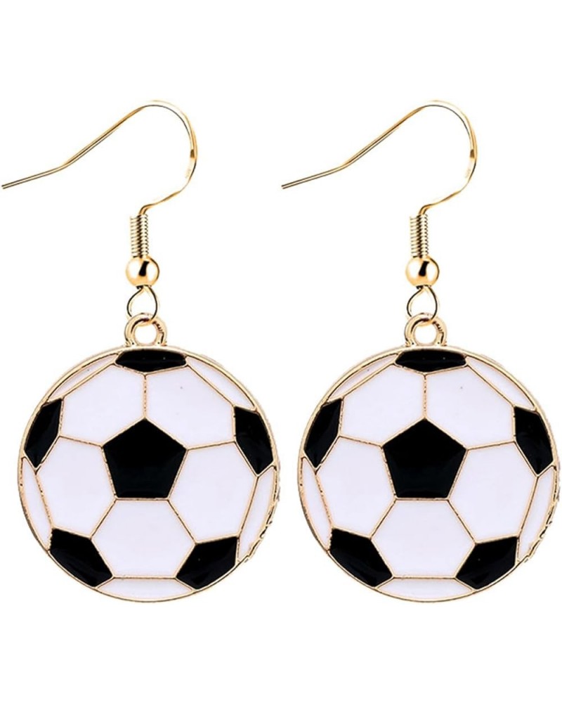 Sport Ball Dangle Earrings for Women Men Statement Football Earrings Basketball Earrings Soccer Baseball Earrings Rugby Earri...