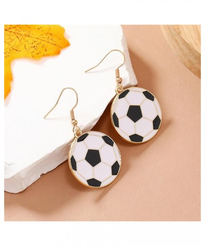 Sport Ball Dangle Earrings for Women Men Statement Football Earrings Basketball Earrings Soccer Baseball Earrings Rugby Earri...