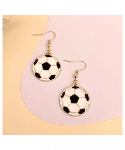 Sport Ball Dangle Earrings for Women Men Statement Football Earrings Basketball Earrings Soccer Baseball Earrings Rugby Earri...