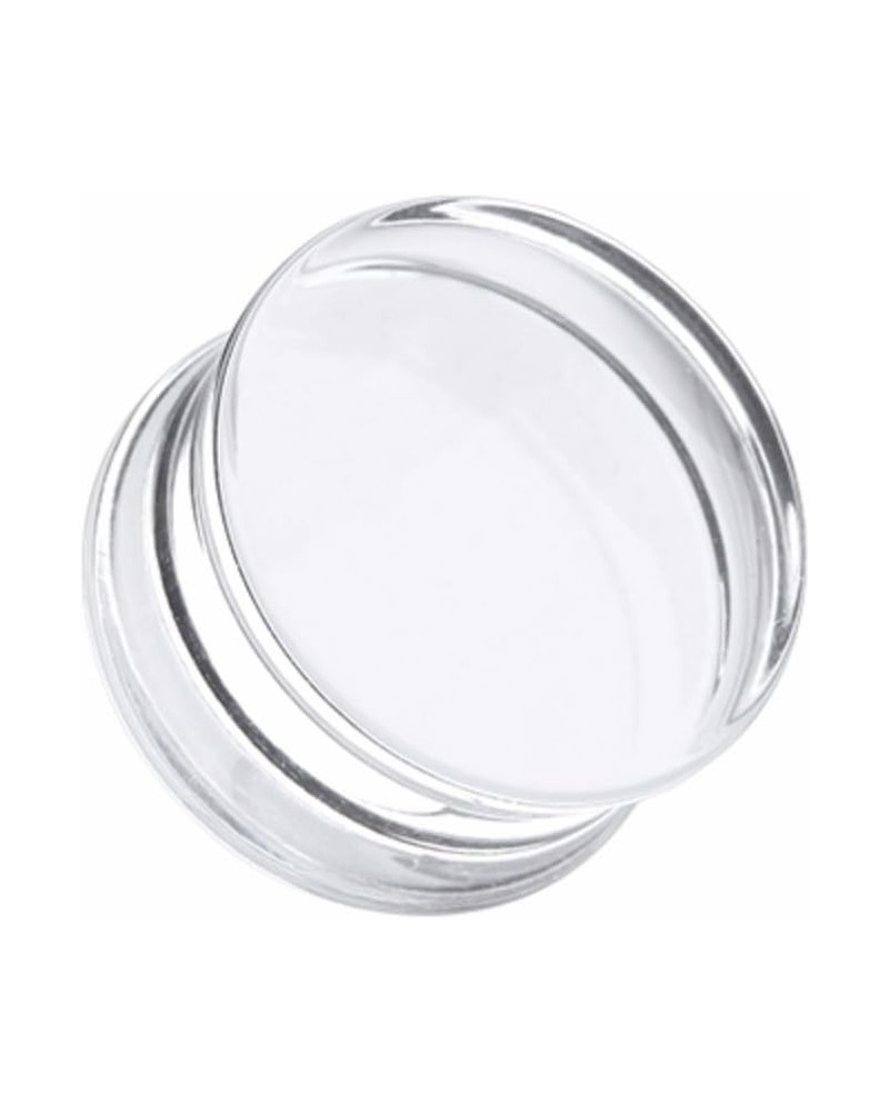 Basic Acrylic Double Flared WildKlass Ear Gauge Plug (Sold as Pairs) 10 GA Clear $9.53 Body Jewelry