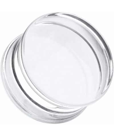 Basic Acrylic Double Flared WildKlass Ear Gauge Plug (Sold as Pairs) 10 GA Clear $9.53 Body Jewelry