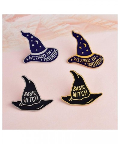 Premium Quality Fashion Unisex Witch Cap Letter Brooch Pin Badge Enamel Clothes Handbag Scarf Tie Hat Decor $7.84 Brooches & ...