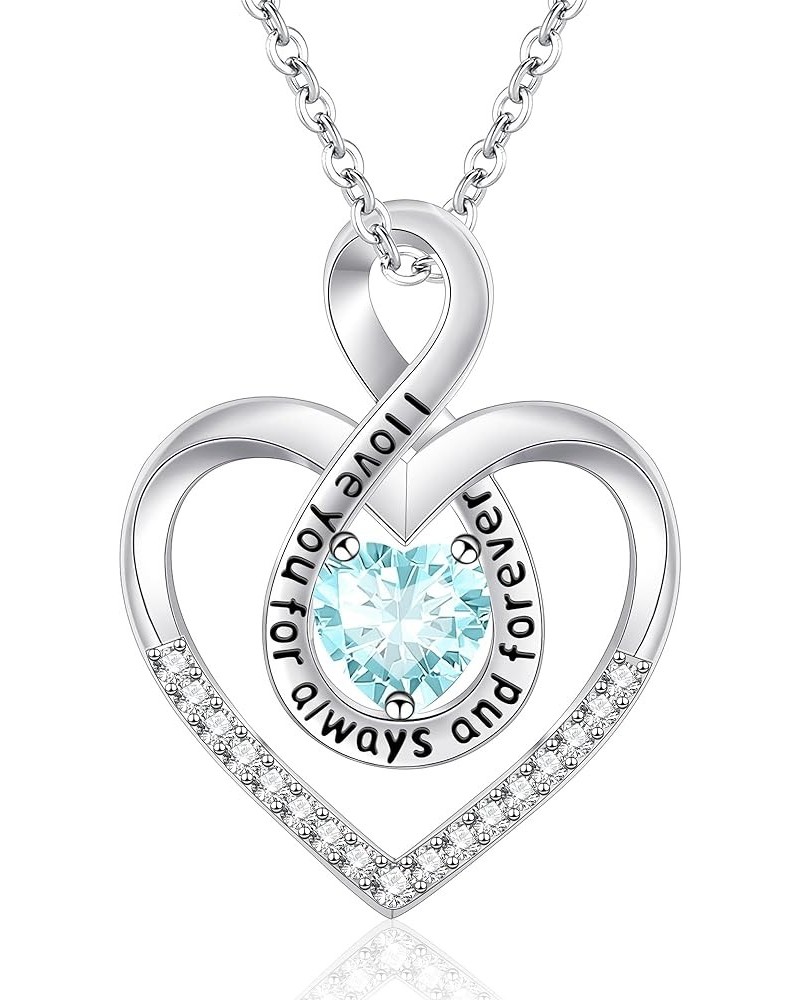 ?????????? ????????? for Women Forever Love Heart Pendant with Infinity Necklace ????? ??? ????? Mom Girlfriend Daughter Chri...