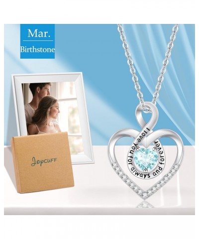 ?????????? ????????? for Women Forever Love Heart Pendant with Infinity Necklace ????? ??? ????? Mom Girlfriend Daughter Chri...