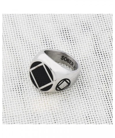 Sobriety Gift AA NA Sober AF Ring Addiction Recovery Gift AA Gift NA Gift Narcotics Anonymous Jewelry for Women Men NA RS 14 ...