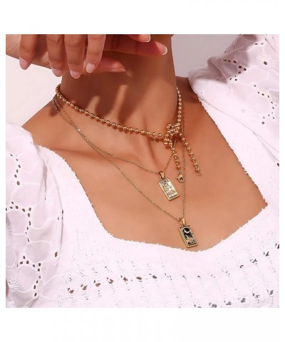 18K Gold-Plated Stainless Steel Vintage Tarot Card Necklace for Women The Magician $9.17 Necklaces