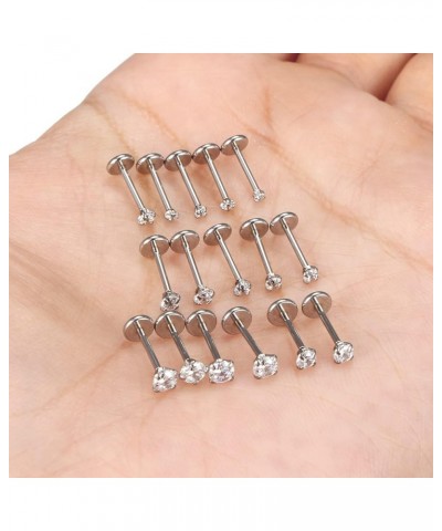 18G 20G Threadless Push in Lip Rings Nose Rings For Women Stainless Steel Labret Jewelry Monroe Lip Rings Medusa Piercing Jew...