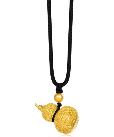 Cultural Blessings 999.9 24K Solid Gold Price-by-Weight 6.36g Gold Wulu Gourd Necklace for Women and Men 90852Z | 27.5 Inches...