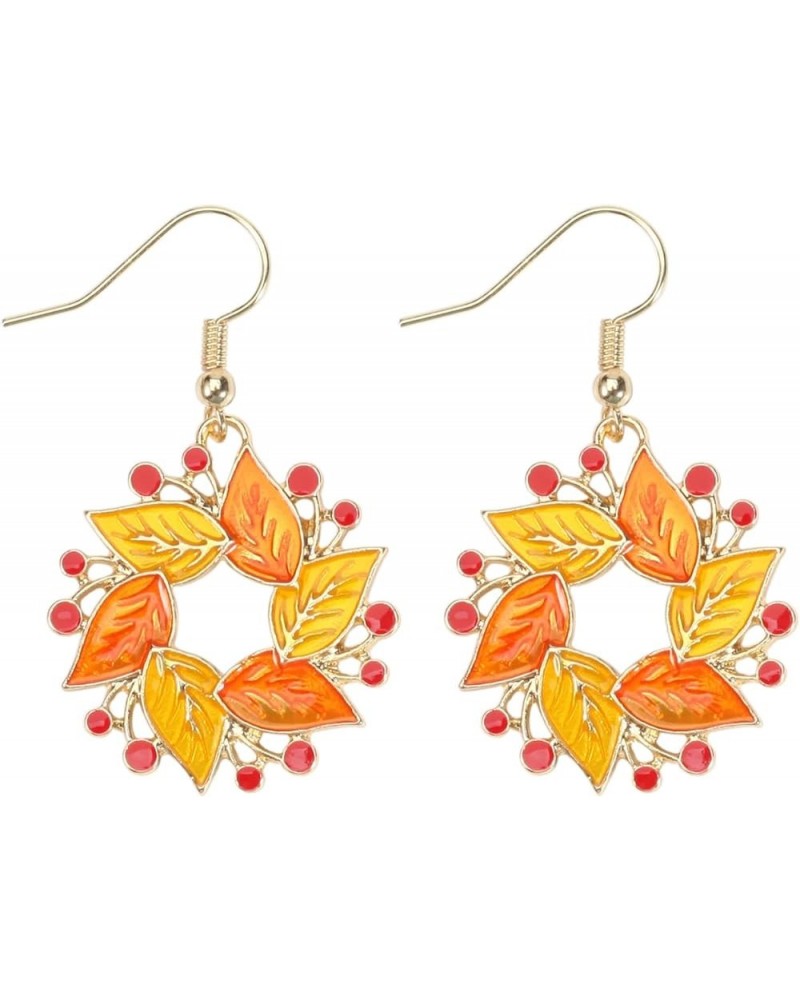 Thanksgiving Earrings Fall Earrings for Women, Handmade Drop Dangle Earrings Thanksgiving Accessory Holiday Gifts ColorM $6.2...