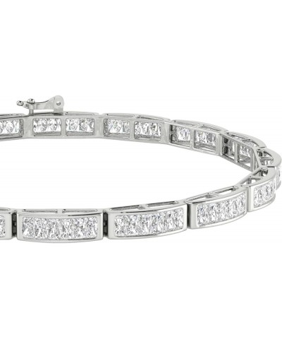 1 to 3 Carat.w. Classic Channel Set Diamond Bangle Bracelet (J-K Color I1-I2 Clarity) Sterling Silver 2.0 carats $315.11 Brac...