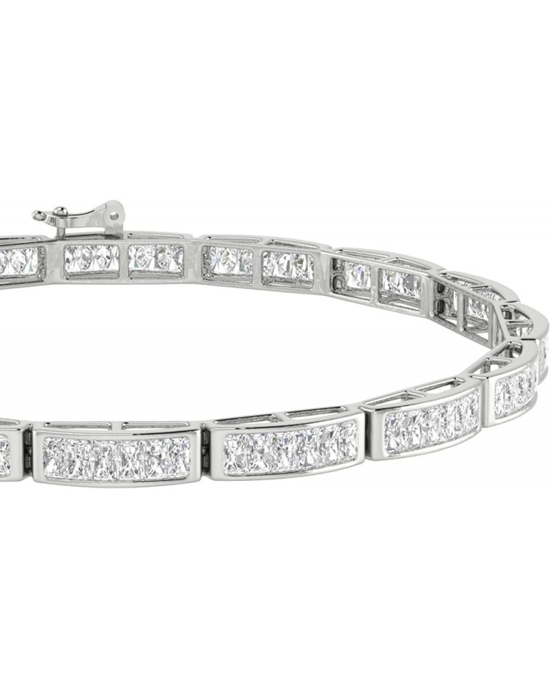 1 to 3 Carat.w. Classic Channel Set Diamond Bangle Bracelet (J-K Color I1-I2 Clarity) Sterling Silver 2.0 carats $315.11 Brac...