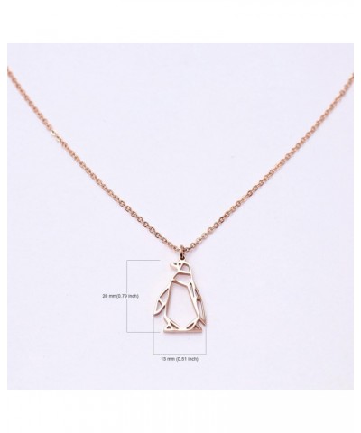 Penguin necklace Lovely Cute Animal Necklace Gift for Girls and Women 16.5"+1.5" Extender $10.02 Necklaces