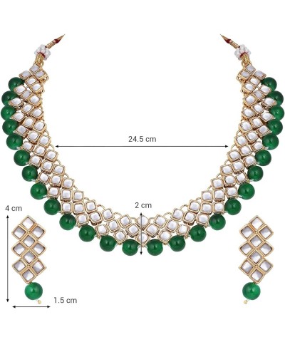 Indian Traditional Jewellry Set For Women Green $13.99 Jewelry Sets