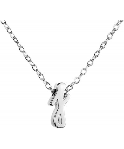 Silver Initial Necklace Initial Pendant Necklace Graduation Gift Personalized Necklace J $14.79 Necklaces