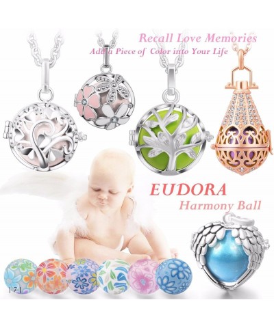 18mm/0.71 inch 36 Colors Inner Ball Harmony Bola Musical Angel Chime Caller Mexican Pregnancy Bell Gray $10.44 Necklaces