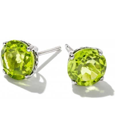 4.20 ct. t.w. Peridot Stud Earrings in 14kt White Gold $115.94 Earrings