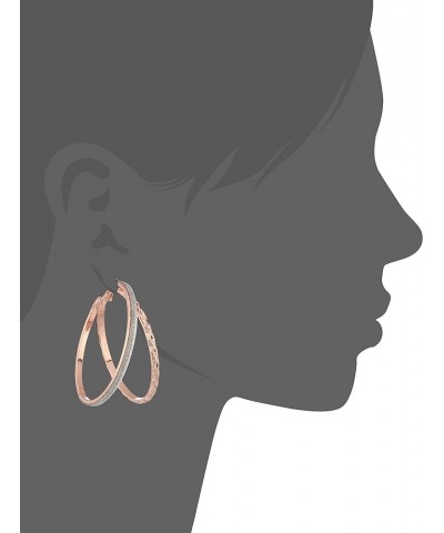 Update Glitter Paper Hoop Earrings ROSE GOLD $14.50 Earrings