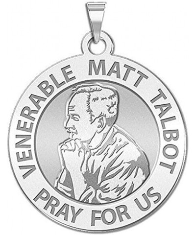 Venerable Matt Talbot - 3/4 Inch Size of a Nickel in Sterling Silver $23.08 Pendants