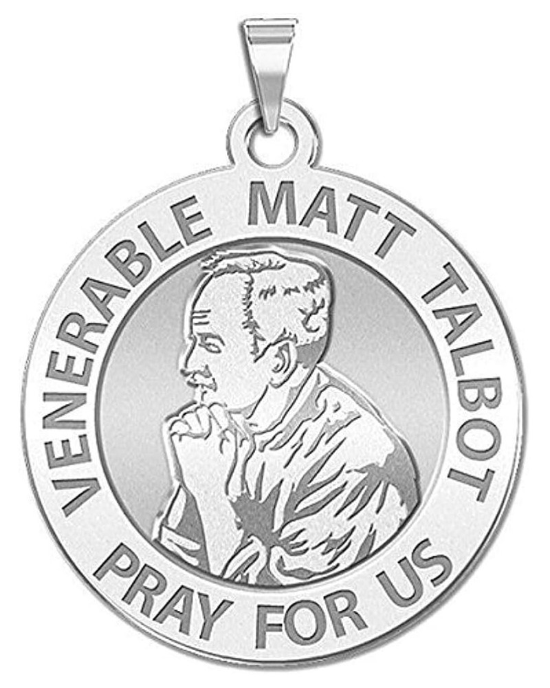 Venerable Matt Talbot - 3/4 Inch Size of a Nickel in Sterling Silver $23.08 Pendants