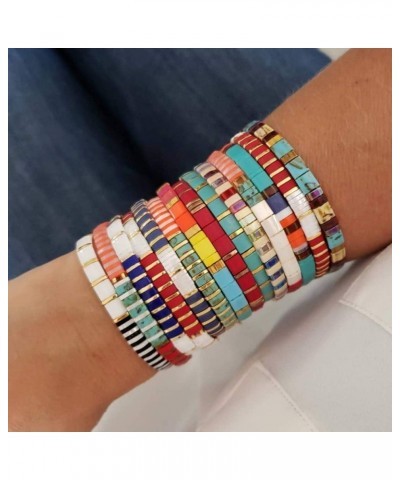 Elastic Tila Beads Bracelets Stranded Tila Beads 14 2006H $11.59 Bracelets