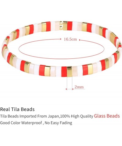 Elastic Tila Beads Bracelets Stranded Tila Beads 14 2006H $11.59 Bracelets