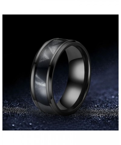 Mens Women Wedding Rings Fashion Jewelry Engagement Rings Opal Sapphire Bridal Band Promise Rings (Blue-a, 7) Black-a 13 $5.2...