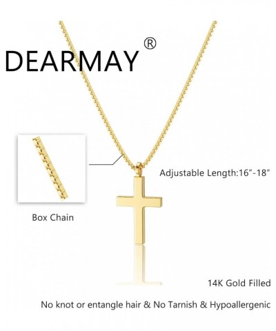 Cross Necklace for Women, Dainty Gold Silver Cross Necklaces for Women Simple Layered Small Cross Choker Necklace Thin Chain ...