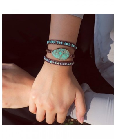 Dazzling Handmade Leather Wrap Bracelet Collection Imperial Jasper 1 $8.99 Bracelets