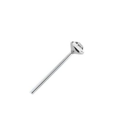 925 Sterling Silver Straight Nose Stud Ring Choose Your Color 2.5mm 22G Purple $7.79 Body Jewelry