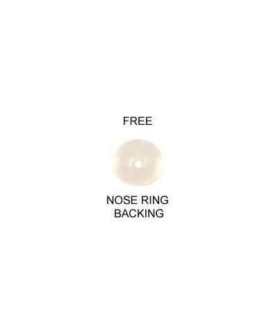 925 Sterling Silver Straight Nose Stud Ring Choose Your Color 2.5mm 22G Purple $7.79 Body Jewelry