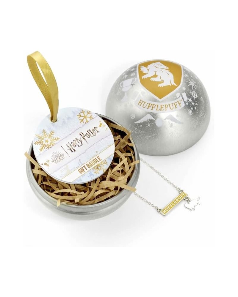 Official Hufflepuff Bauble with House Necklace $8.81 Necklaces