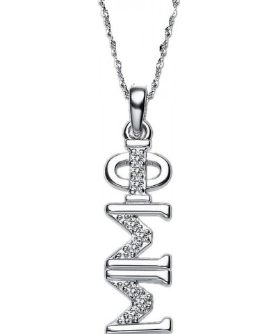 Phi Sigma Sigma Necklace with a 18" Silver Chain (PSS-P001) $20.16 Necklaces