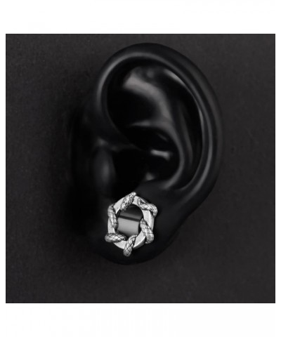 2PCS Stainless Steel Ear Gauges Screw Back Fit Tunnels For Ear Articulated Snake Cool Ear Stretchers Expander Double Flared B...