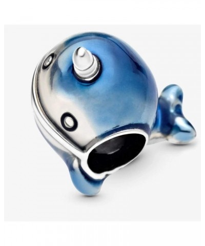 Narwhal Sterling Silver Charm with Transparent Blue Enamel, 798965C01 $21.50 Bracelets