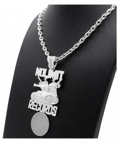 New No Limit Records Pendant 5mm 18" 20" 24" Link Chain Hip Hop Necklace RC4366 (Silver, 24) $13.48 Necklaces