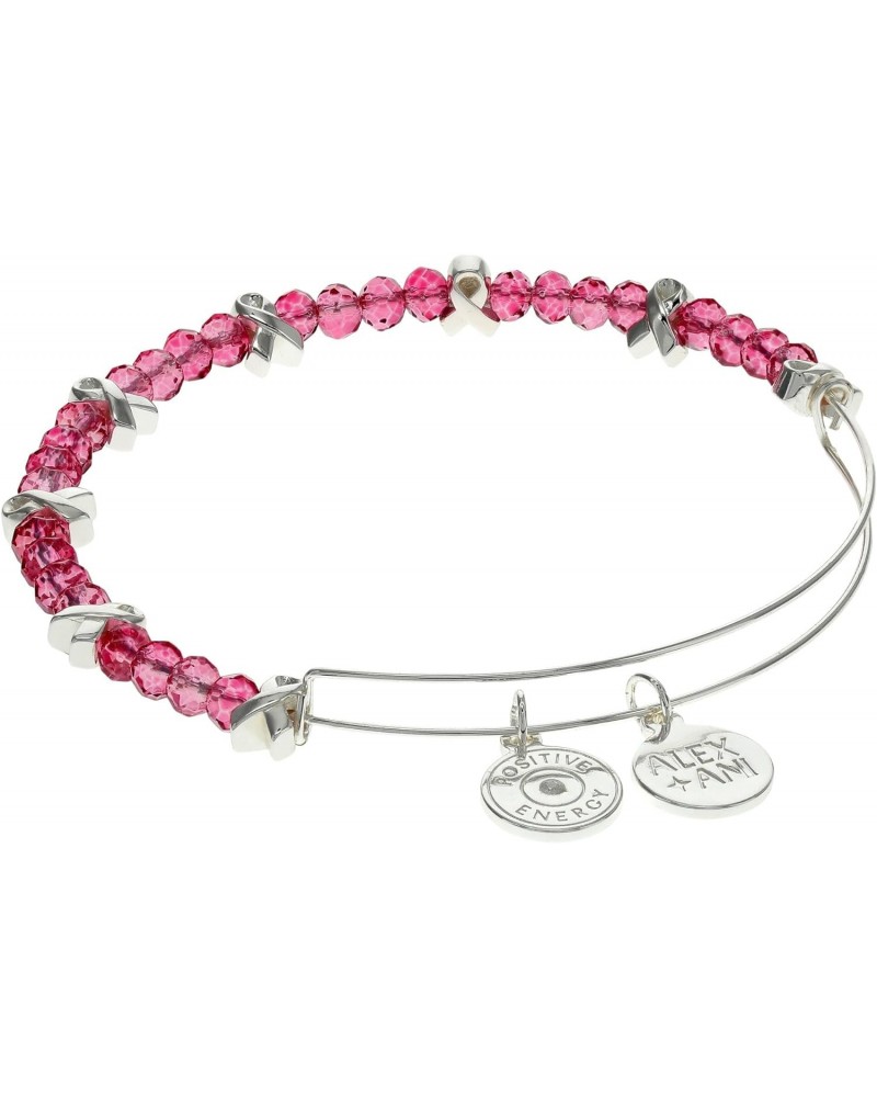 Breast Cancer Awareness Pink Ribbon Bangle $12.82 Bracelets