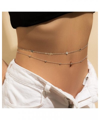 6-8Pcs Sexy Belly Waist Chain Bikini Body Chain Summer Beach Body Jewelry Set for Women Gold Tone D:6pcs, Gold Tone $11.20 Bo...