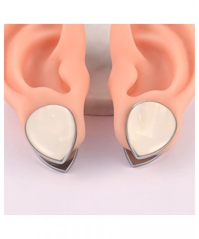 2PCS Shell Conch Hypoallergenic Stainless Steel Plugs Ear Gauges Weights Tunnels Piercing Expander Stretchers Fashion Body Je...