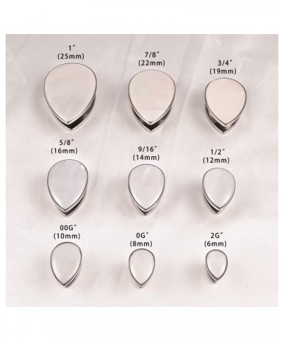 2PCS Shell Conch Hypoallergenic Stainless Steel Plugs Ear Gauges Weights Tunnels Piercing Expander Stretchers Fashion Body Je...